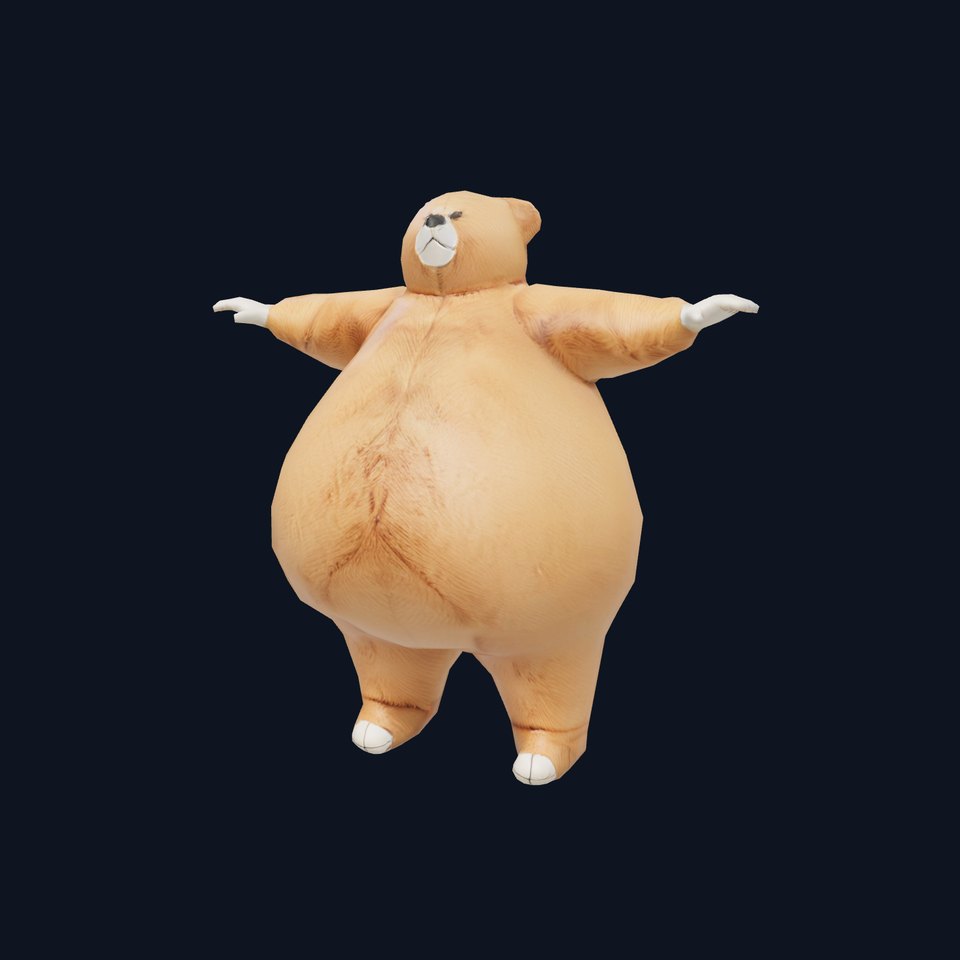 Fluffy Teddy Bear model pack